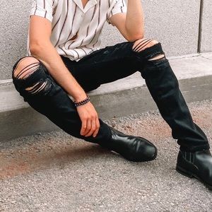 Forever 21, Mens Black Skinny Jeans, Waist 32